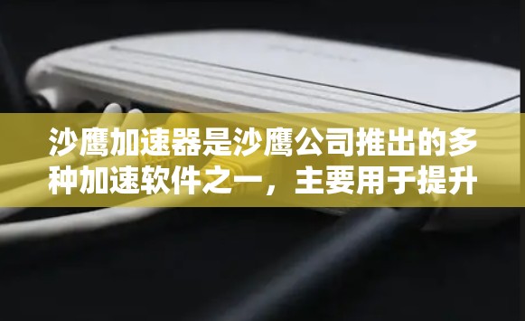 沙鹰加速器是沙鹰公司推出的多种加速软件之一，主要用于提升网页加载速度、处理视频、文件等数据。如果你需要快速提升网页加载速度，可以尝试使用沙鹰提供的加速软件。以下是一些推荐和操作建议