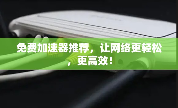 免费加速器推荐,让网络更轻松,更高效!